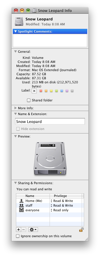 download and create usb installer for mac os x snow leopsrd